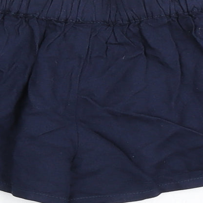 NEXT Girls Black  100% Viscose Cropped Trousers Size 3-6 Months  Pullover