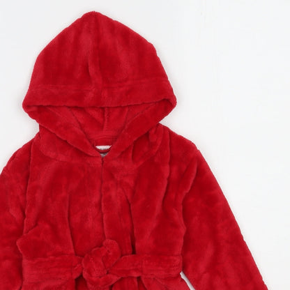 Primark Baby Red  Polyester  Gown Size 12-18 Months  Tie