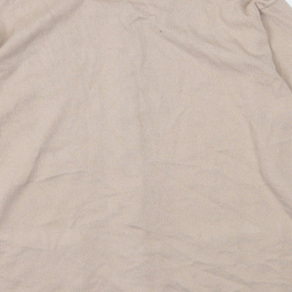 Womens UK Size M Reflect Beige Cardigan Jumper