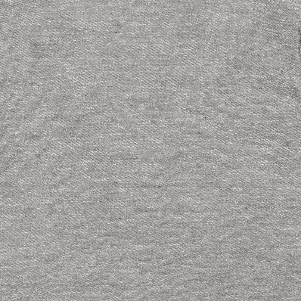 TU Womens Grey V-Neck  Polyester Cardigan Jumper Size 12