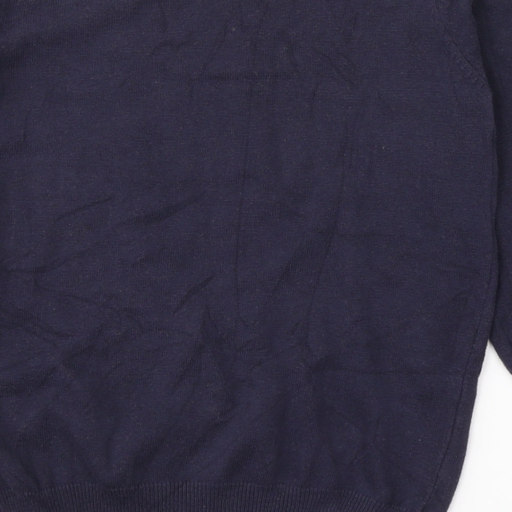 Womens UK Size 8 New Look Blue Jersey T-Shirt
