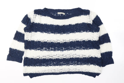 Womens UK Size 10 Atmosphere Blue Pullover Jumper