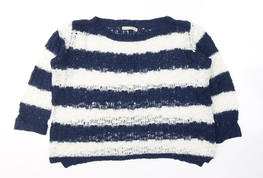 Womens UK Size 10 Atmosphere Blue Pullover Jumper