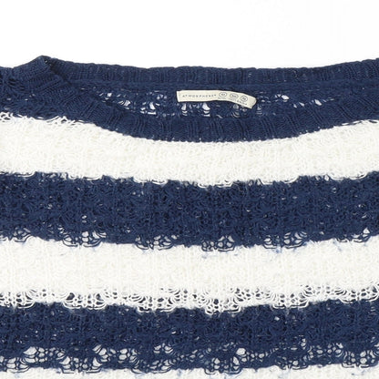Womens UK Size 10 Atmosphere Blue Pullover Jumper