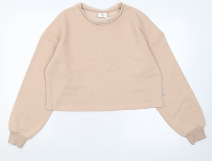 Chelsea Peers Womens Pink  Cotton Pullover Sweatshirt Size S  Pullover