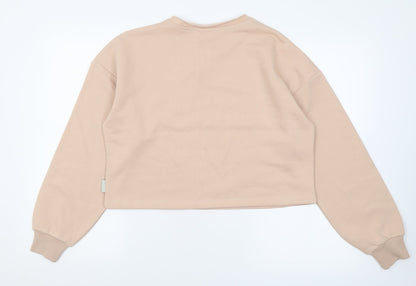 Chelsea Peers Womens Pink  Cotton Pullover Sweatshirt Size S  Pullover