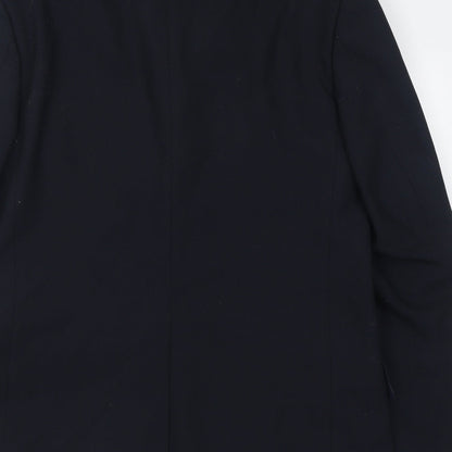 Mens UK Size 38 REMUS Regular Black Suit Jacket
