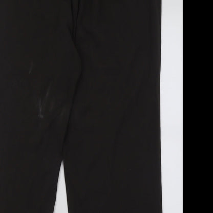 Jennifer & Grace Womens Brown  Polyester Trousers  Size 16 L27 in Regular Hook & Eye