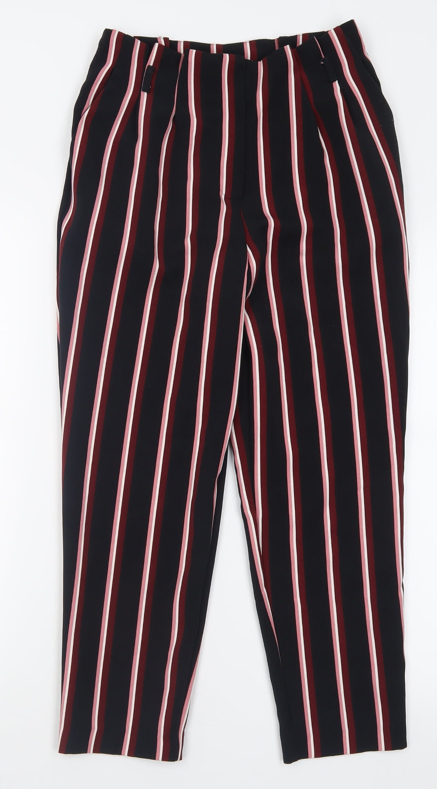 Womens UK Size 8 Miss Selfridge Regular Fit  Black Trousers