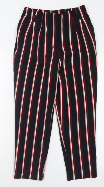 Womens UK Size 8 Miss Selfridge Regular Fit  Black Trousers
