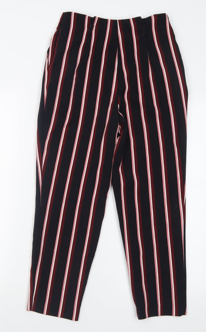 Womens UK Size 8 Miss Selfridge Regular Fit  Black Trousers