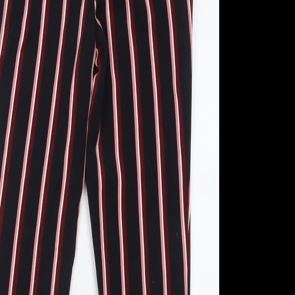 Womens UK Size 8 Miss Selfridge Regular Fit  Black Trousers