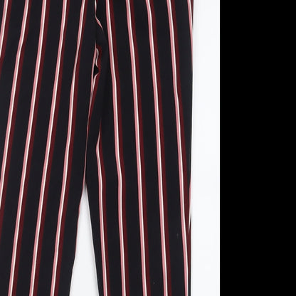 Womens UK Size 8 Miss Selfridge Regular Fit  Black Trousers