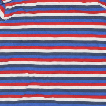 Mothercare Boys Blue Striped Cotton Basic Casual Size 2 Years Crew Neck Pullover