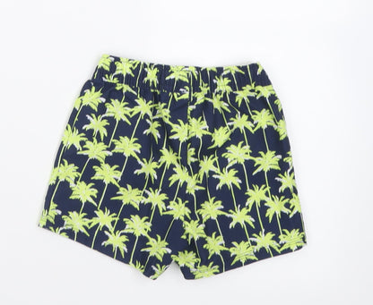 priamrk Boys Green  Polyester Cropped Trousers Size 12-18 Months  Tie