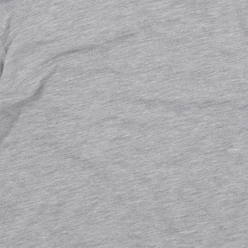 Brand and care label for In the Style girls’ grey polyester basic casual, size 5-6, years crew neck pullover - christmas
