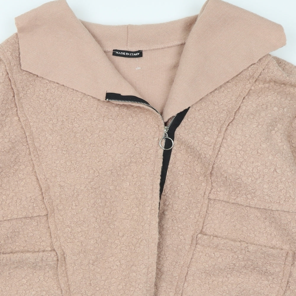Womens UK Size 8 Preworn Pink Jacket