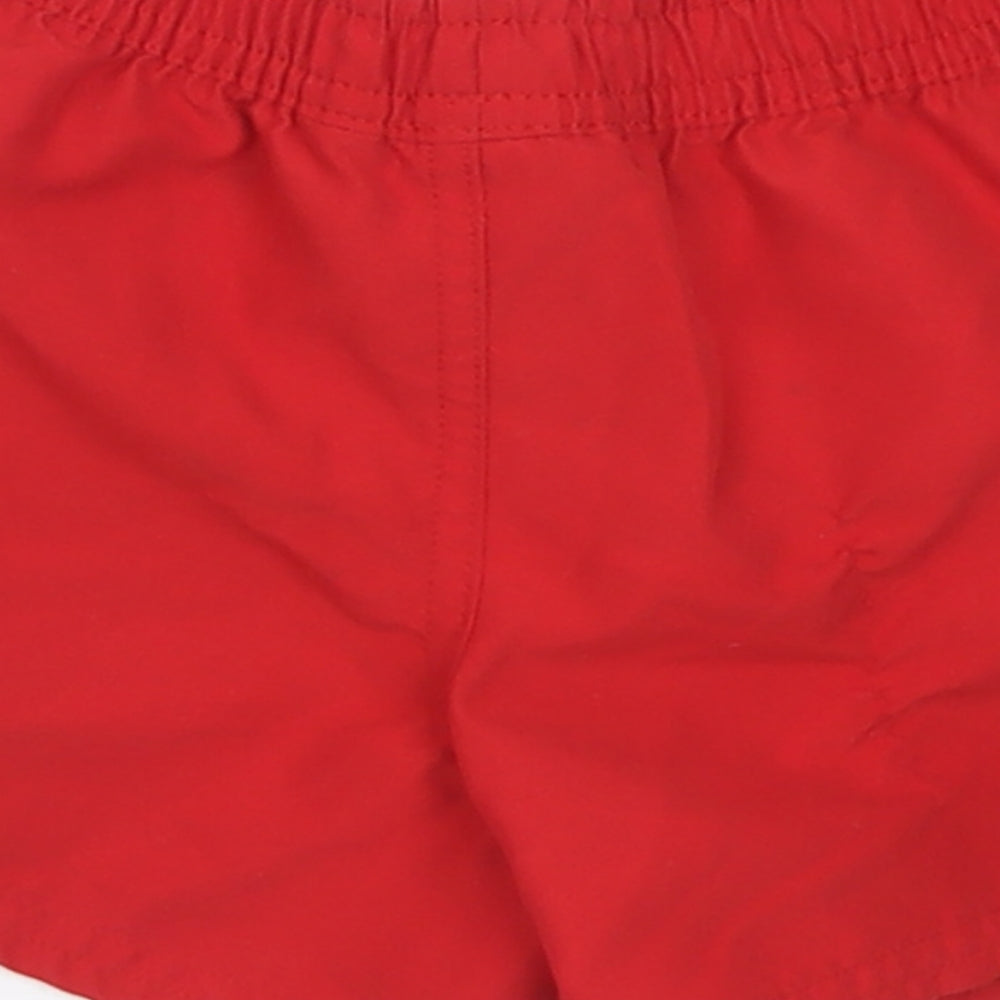 Primark Boys Red  Polyester Cropped Trousers Size 9-12 Months  Tie