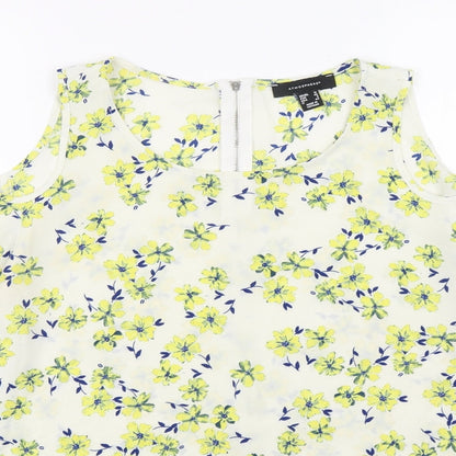 Womens UK Size 12 Atmosphere Multicoloured Basic Blouse