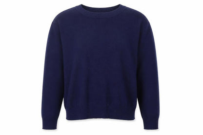 Womens UK Size M Wild Flower Blue Pullover Jumper