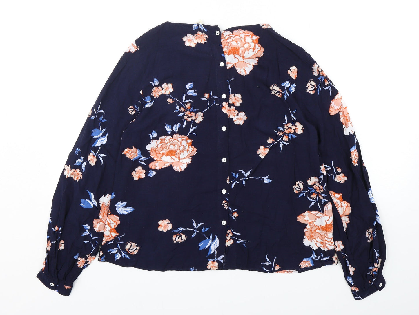 Womens UK Size 6 H&M Multicoloured Basic Blouse