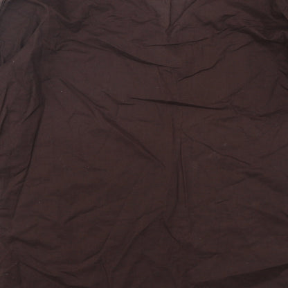 Womens UK Size 12 Marks and Spencer Brown Basic Blouse