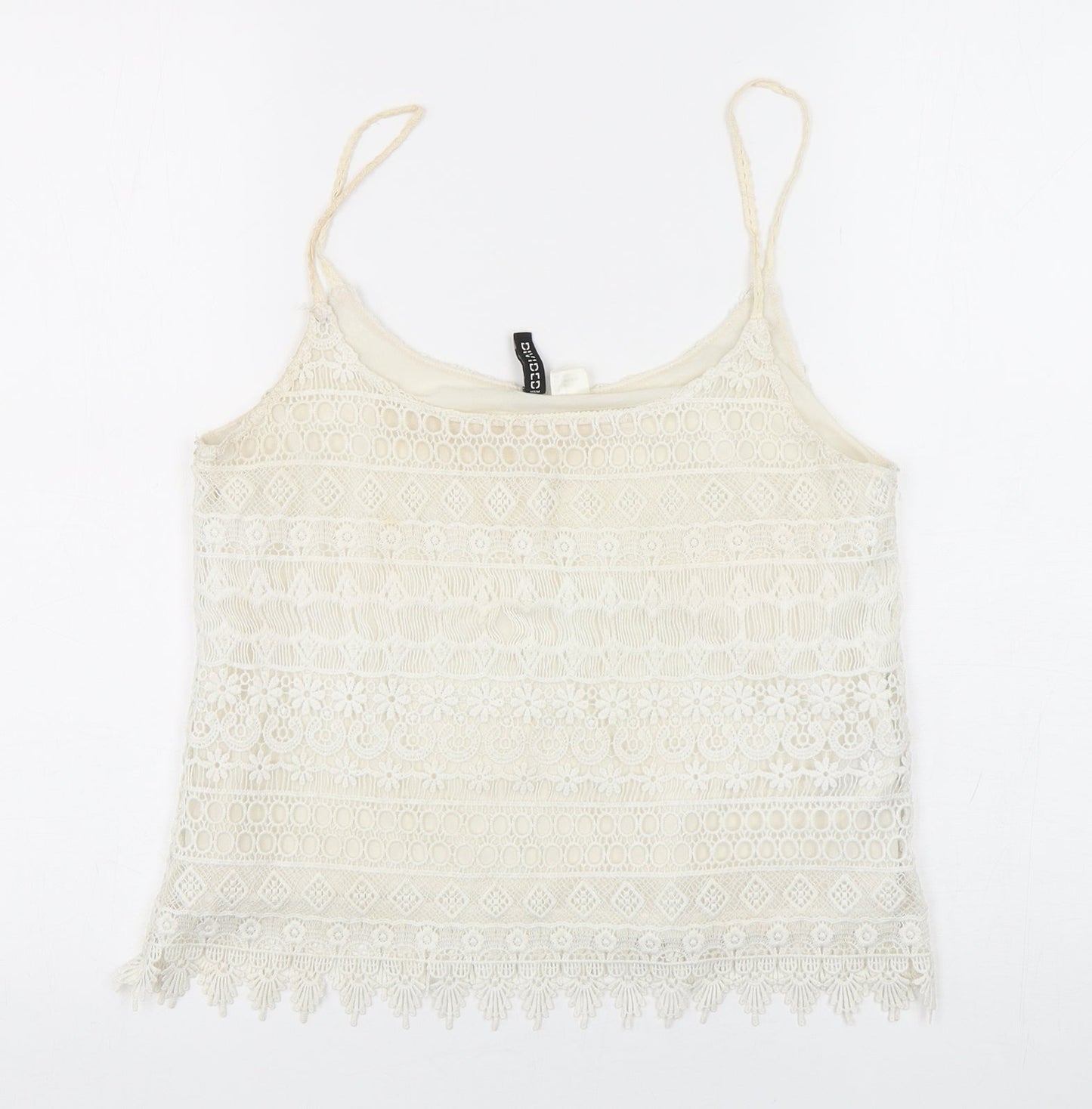 Womens UK Size S H&M White Camisole Tank