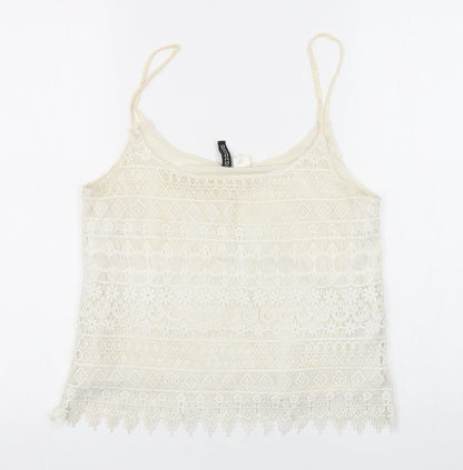 Womens UK Size S H&M White Camisole Tank