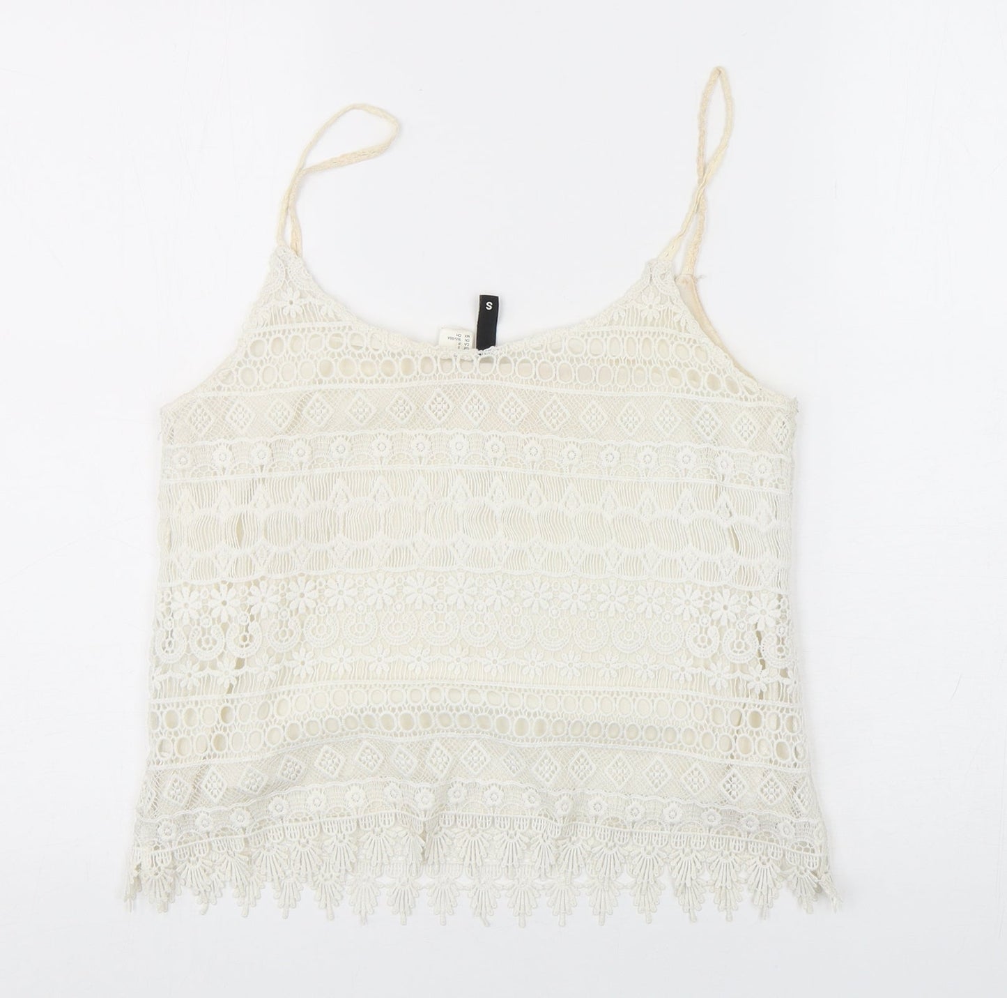 Womens UK Size S H&M White Camisole Tank