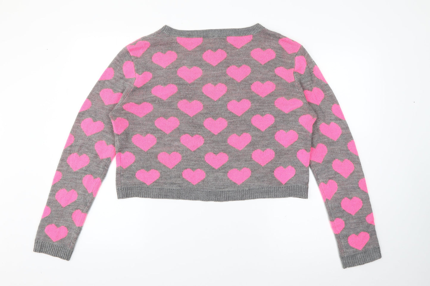 Womens UK Size M H&M Grey Pullover Jumper