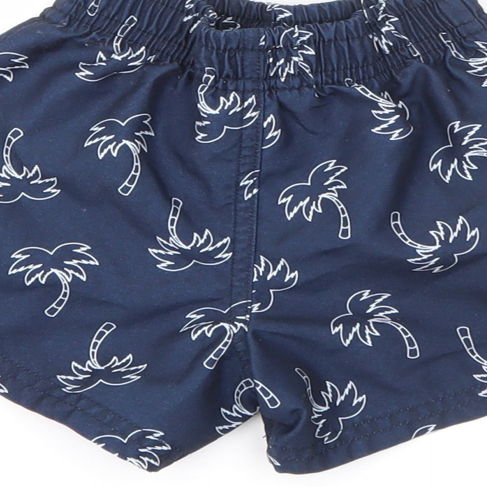 Primark Baby Blue  Polyester Cropped Trousers Size 9-12 Months