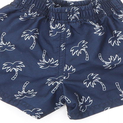 Primark Baby Blue  Polyester Cropped Trousers Size 9-12 Months