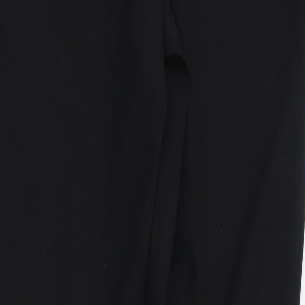 Dunnes Stores Womens Black  Polyester Trousers  Size 8 L28 in Regular Zip