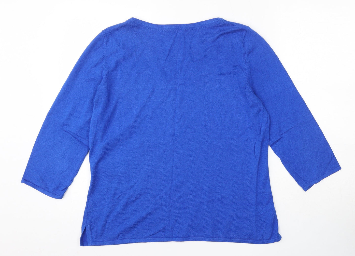 Womens UK Size M Planet Blue Pullover Jumper