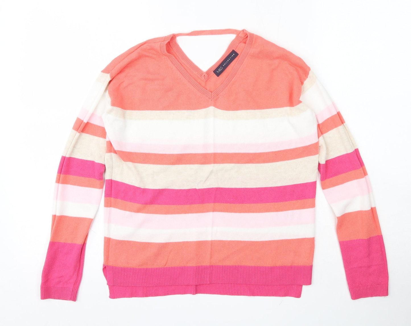 Womens UK Size 6 Marks and Spencer Multicoloured Pullover Jumper