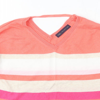 Womens UK Size 6 Marks and Spencer Multicoloured Pullover Jumper