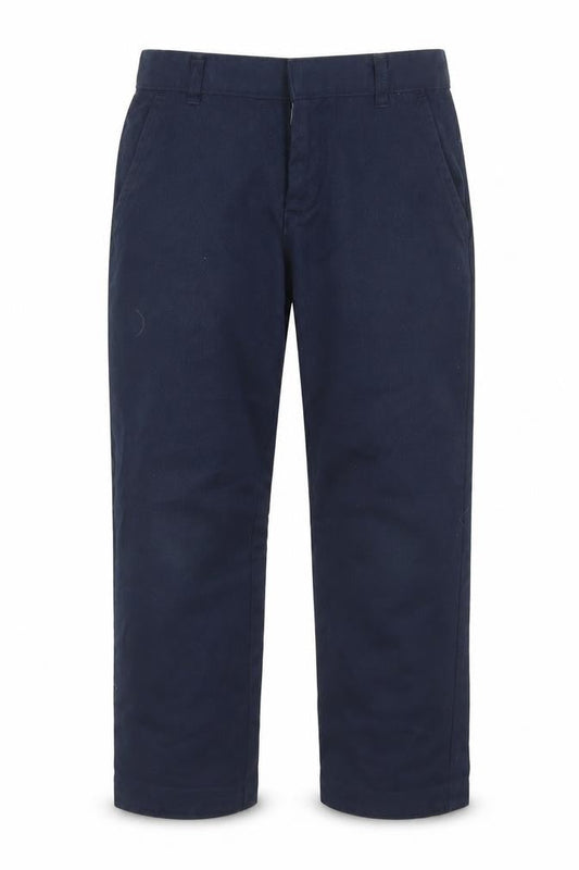 George Boys Blue  Polyester Dress Pants Trousers Size 6-7 Years  Regular Hook & Eye
