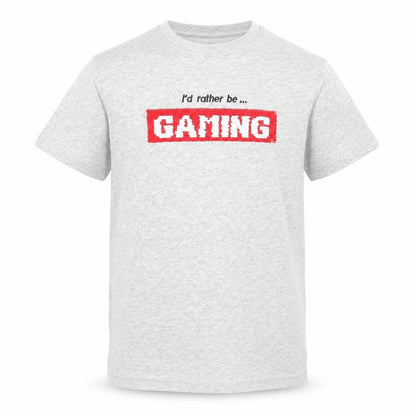 Front view of Next boys’ grey cotton basic t-shirt, size 8, years crew neck - gaming reversible sequins