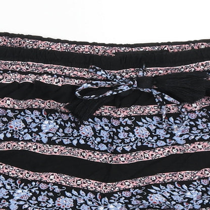Atmosphere Womens Black  Viscose Hot Pants Shorts Size 4  Regular Pull On