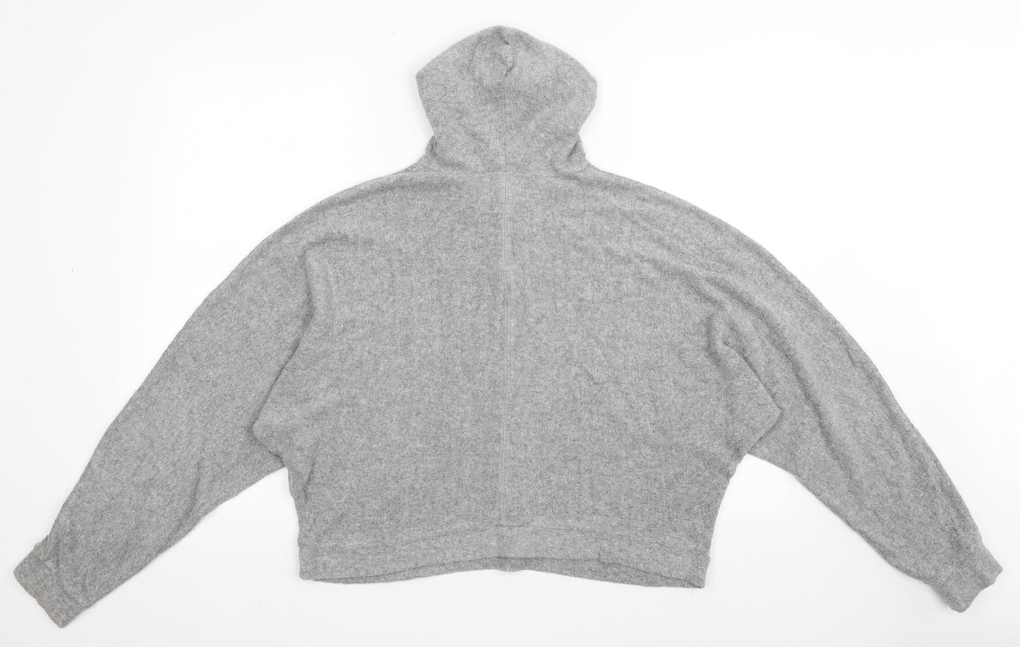 Womens UK Size S Pull&Bear Grey Pullover Hoodie