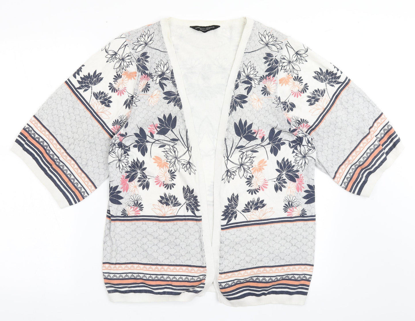 Womens UK Size M Dorothy Perkins Ivory Cardigan Jumper