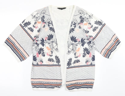 Womens UK Size M Dorothy Perkins Ivory Cardigan Jumper