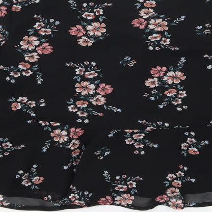 Womens UK Size 6 H&M Black Basic Blouse