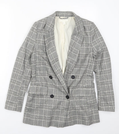 Womens UK Size 6 H&M Regular Grey Suit Jacket