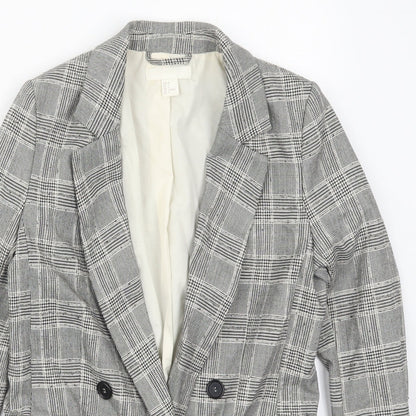 Womens UK Size 6 H&M Regular Grey Suit Jacket