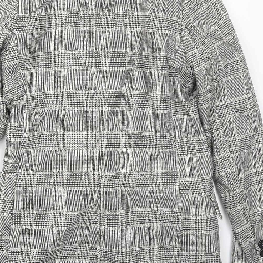 Womens UK Size 6 H&M Regular Grey Suit Jacket
