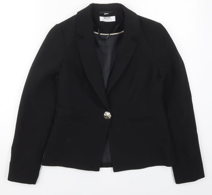 Dorothy Perkins Womens Black  Polyester Jacket Suit Jacket Size 4