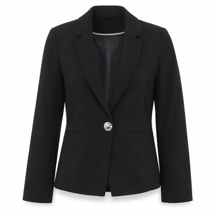 Dorothy Perkins Womens Black  Polyester Jacket Suit Jacket Size 4