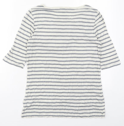 Womens UK Size L Lee Grey Basic T-Shirt