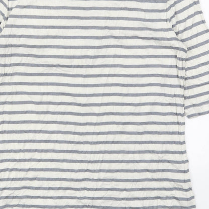 Womens UK Size L Lee Grey Basic T-Shirt